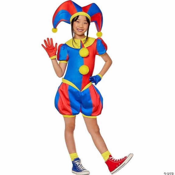 InSpirit Designs, LLC The Amazing Digital Circus Pomni Child Costume | X-Large 14-16 Female
