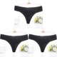 thumbnail image 3 of Tanga tanga bragas de algodón para mujer ropa interior Sexy lencería 3D rayas algodón G-string bragaspangjing, 3 of 4