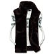 thumbnail image 1 of Chaleco de felpa juvenil para hombre, chaqueta holgada de talla grande con capucha, sin mangas y hombros descubiertos, de piel sintética, para parejas, invierno, 1 of 6