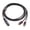 3m, variant on Mother-to-dual RCA RCA plug audio cable with braided shielding, gold-plated connector, for professional audio amplifiers, mixing consoles and audio cables,1m