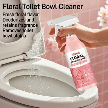 3/2/1pc Flower Scented Toilet Bowl Cleaner Toilet Stain Remover Cherry Blossom Scented Deodorizer Fresh Toilet Air Simple, Easy to Use, And Fast-acting, It Leaves The Toilet Bowl Clean As New.