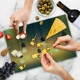 thumbnail image 4 of Industrial Cutting Board, Vibrant Retro Style Equipments Original Concept for Modern Art Design, Decorative Tempered Glass Cutting and Serving Board, Large Size, Yellow Green, by Ambesonne, 4 of 5
