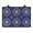 Boho Flower Violet Blue, variant on Renewold Ceramic Glass Stove Top Cover Stove Mat Stove Burner Cover Multipurpose Rubber Desk Saver Pad Washer Dryer Top Cover Range Cover for Counter Top, Hummingbird Wisteria Flower