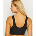 thumbnail image 3 of Playtex Nursing Pullover Wirefree Sleep Bra, 2-Pack Soft Taupe/Black XL Women's, 3 of 6