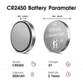 thumbnail image 2 of 2025 Latest Model CR2450 3V Lithium Battery, 20 Pack, 3V Button Cell Batteries, 2 of 5