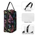 thumbnail image 3 of Goofa Rainbow Butterflies Printed Toiletry Bag with Handle,Large Capacity Travel Makeup Cosmetic Bag for Women, Carry on Airport Airline Compliant Bag, 3 of 9