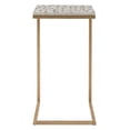 thumbnail image 4 of Linon Muldoon C-Table, 26" Tall, Gold/Neutral Capiz Shell Mosaic, 4 of 11