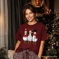 thumbnail image 5 of Vintage Christmas Silly Goose T-Shirt, Snowman Spoof Winter Tee, 5 of 11