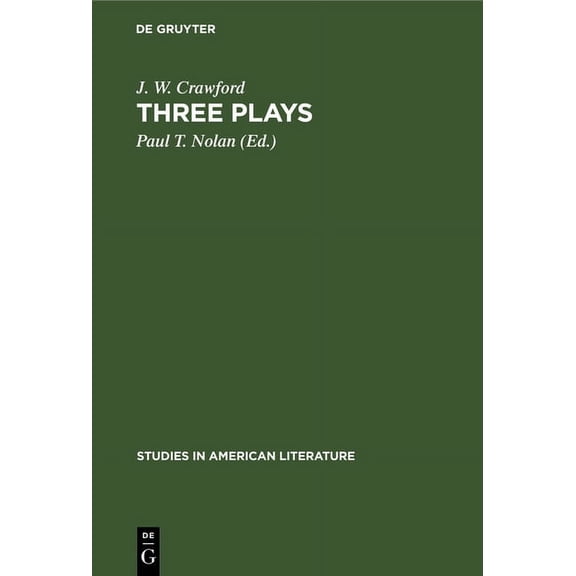 Studies in American Literature Three Plays, Book 4, (Hardcover)
