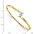 thumbnail image 2 of Primal Gold 14 Karat Two-Tone VS Diamond bangle, 2 of 3