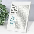 thumbnail image 4 of Inspirational Gifts for Women Men - The One in the Arena by Theodore Roosevelt Quotes Wall Art - Motivational Office Gifts Coworker Gifts, Encouragement Gifts for Women Men Boss Leader, 4 of 6