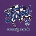 thumbnail image 3 of Ford V8 Detroit Michigan Sweatshirt Checkered Flag American Muscle Car Racing Mustang Shelby GT Performance Hoodie, 3 of 7