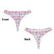 thumbnail image 3 of Fotbe Striped Flamingo Tanga Sin Costuras para Mujer con Estampado – Panties Invisibles, Transpirables y Cómodos para Uso Diario-X-Small, 3 of 6