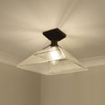 thumbnail image 6 of Golden Lighting Kepler 1-light Semi-Flush Mount in Matte Black, 6 of 8