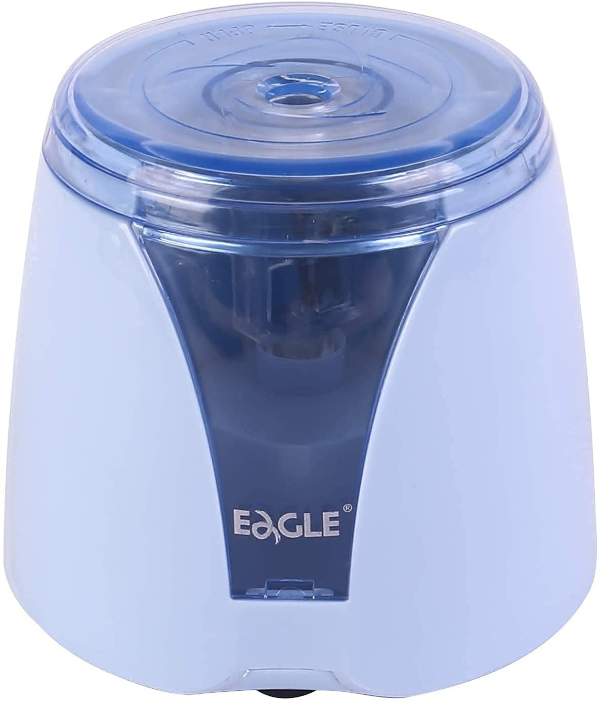 Portable Eagle Electric Pencil Sharpener Suitable for Kids School and Office use,Black Large Shaving Holders Reusable and Replaceable Blade Battery Powered Carbon Steel Blades Home 