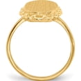 thumbnail image 2 of 14K Yellow Gold 16.0X9.0mm Open Back Signet Ring (Size 6) Made In United States rs203, 2 of 5