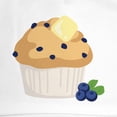 thumbnail image 2 of CafePress - Blueberry Muffin - Adjustable 100% Brushed Unisex Casual Cotton Baseball Cap, Beige, 1, 2 of 2