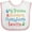 White and Pink, variant on Inktastic Pennsylvania Grandma and Grandpa Love Me Boys or Girls Baby Bib