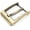 Brused Brass, variant on 1.5 Inches Belt Buckle Single Prong Buckle for Replacement DIY Leather Craft HRBK (H05009, Hairline Silver)