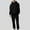 25Black, variant on guisaled Men's Tracksuit 2 Piece Set Hoodies And Sweatpants Athletic Jogging Suits Fashion Solid Color Fleece Warm Casual Sweatsuits