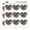 Opaque, variant on Harry Potter Stylized House Crests Heart Shaped Planner Calendar Scrapbook Craft Stickers