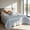 Blue, variant on 39.37x59 Inch Printed Summer Quilt, Cool Silk Breathable Air Conditioning Quilt, Lightweight Soft Polyester Bed Blanket, Washable Durable Bedding for Indoor Rest Daily Home Use