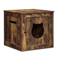 thumbnail image 1 of Caja de arena para gatos FEANDREA, rústica, marrón, 1 of 5