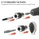 thumbnail image 4 of Toma De Grifo Ajustable, Ajuste De Alta Dureza Grifos M3-M6 Extractor De Grifo Con Accionamiento De 3/8 De Pulgada Acero Al Molibdeno Cr 6-1/4 Para Roscar Y Roscar, 4 of 7