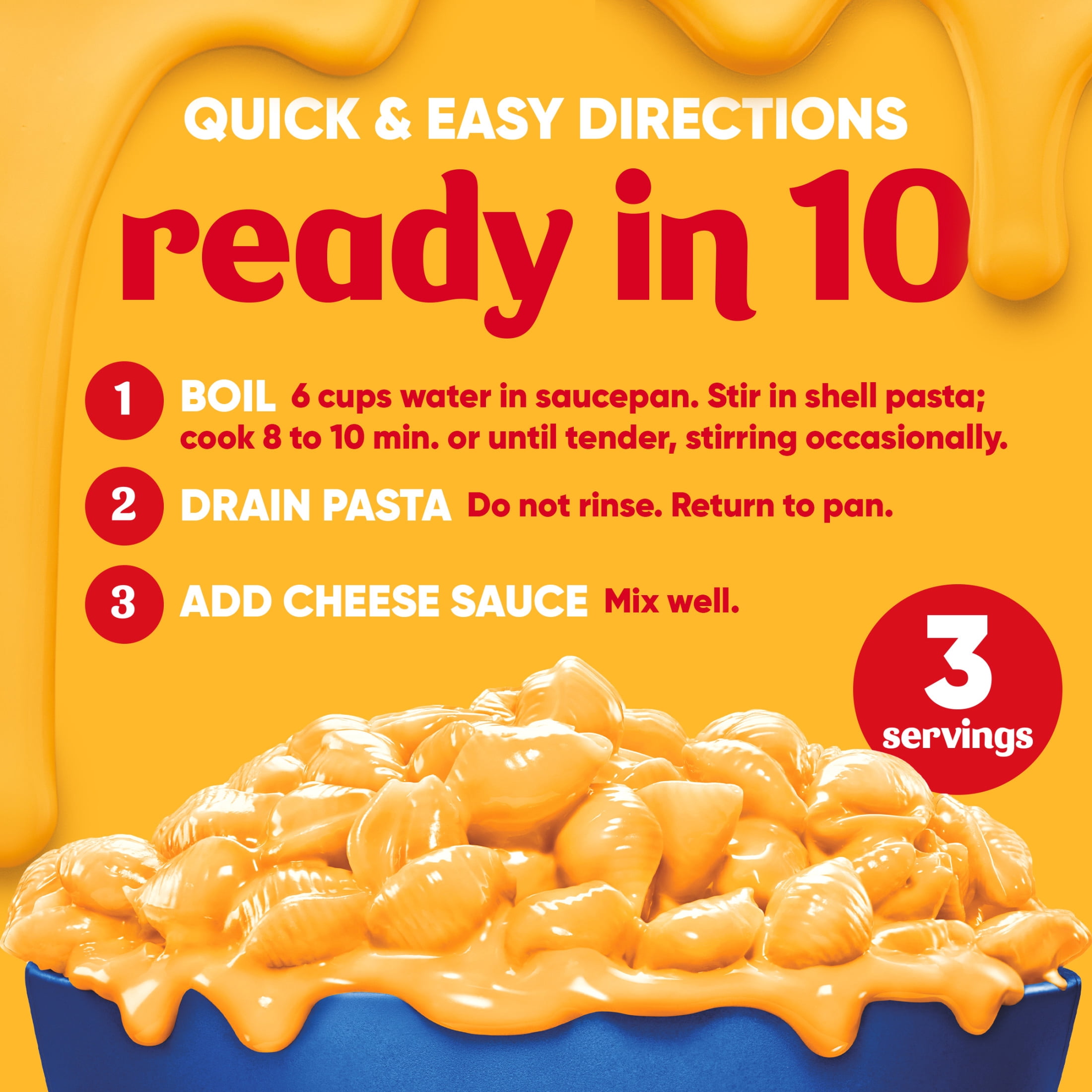 (3 pack) Velveeta Gluten Free Shells and Cheese Mac and Cheese, Brown Rice and Corn Pasta, 1 Box, for Easy Dinner or Dinner Sides, Original Flavor, Made with Real Cheese, 12 oz