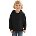 thumbnail image 4 of Byoo Toddler Girls Casual Hoodie Solid Color Long Sleeve Pullover Hooded Sweatshirt for Kids, 4 of 4