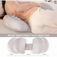 thumbnail image 4 of Eurhowing Large Body Pillow, Breathable Full Body Pillow for Side Sleeper, Soft Long Bed Pillow for Adults, 28"×13", Gray, 4 of 12