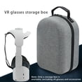 thumbnail image 3 of Cateissary Contenedor de transporte VR, bolsa protectora para auriculares EVA, caja de almacenamiento, carcasa dura a prueba de golpes, Videojuegos y accesorios, 3 of 6