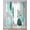 Turquoise, variant on Brown Boho Geometric Sheer Curtains 84 Inch Length 2 Panels Set for Living Room/Bedroom, Country Retro Abstract Lines Leaves Kitchen Curtains Grommet Semi-Sheer Curtains Window Treatments 42"x84"x2