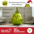 thumbnail image 2 of Dispensador de jabón navideño Franco Grinch de resina, 540 ml, 2 of 6