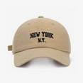 thumbnail image 2 of Toddler Hat Cute Letter New York Embroidery Baseball Hat Toddler Boy Breathable Cycling Toddler Baseball Caps for Boys 2-8 Years Kids Clothes, 2 of 5