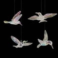 thumbnail image 3 of Clear Acrylic Crystal Art Hummingbird Figurines Pendants for Christmas Xmas Tree Wedding Ceiling Hanging Ornaments Transparent Line Flying Birds Hummingbird Ornament, 3 of 4