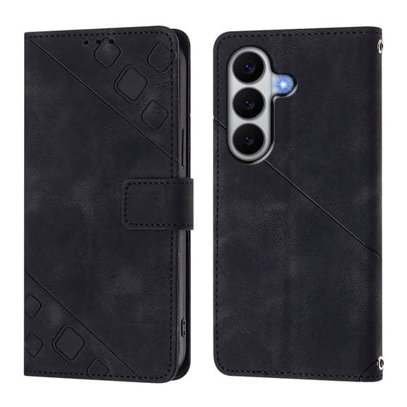 PU leather Samsung Galaxy A27 5G Wallet Case, Flip Phone Cover with Card Holder, Kickstand, Magnetic Closure.S01
