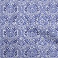 thumbnail image 1 of oneOone Cotton Poplin Twill Medium Blue Fabric Asian Suzani Floral Craft Projects Decor Fabric Printed By The Yard 56 Inch Wide, 1 of 4