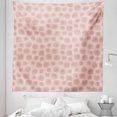 thumbnail image 1 of Pastel Tapestry, Modern Pattern of Hand Drawn Like Whirling Circles Quirky Abstract Themed, Fabric Wall Hanging Decor for Bedroom Living Room Dorm, 5 Sizes, Blush and Dried Rose, by Ambesonne, 1 of 1