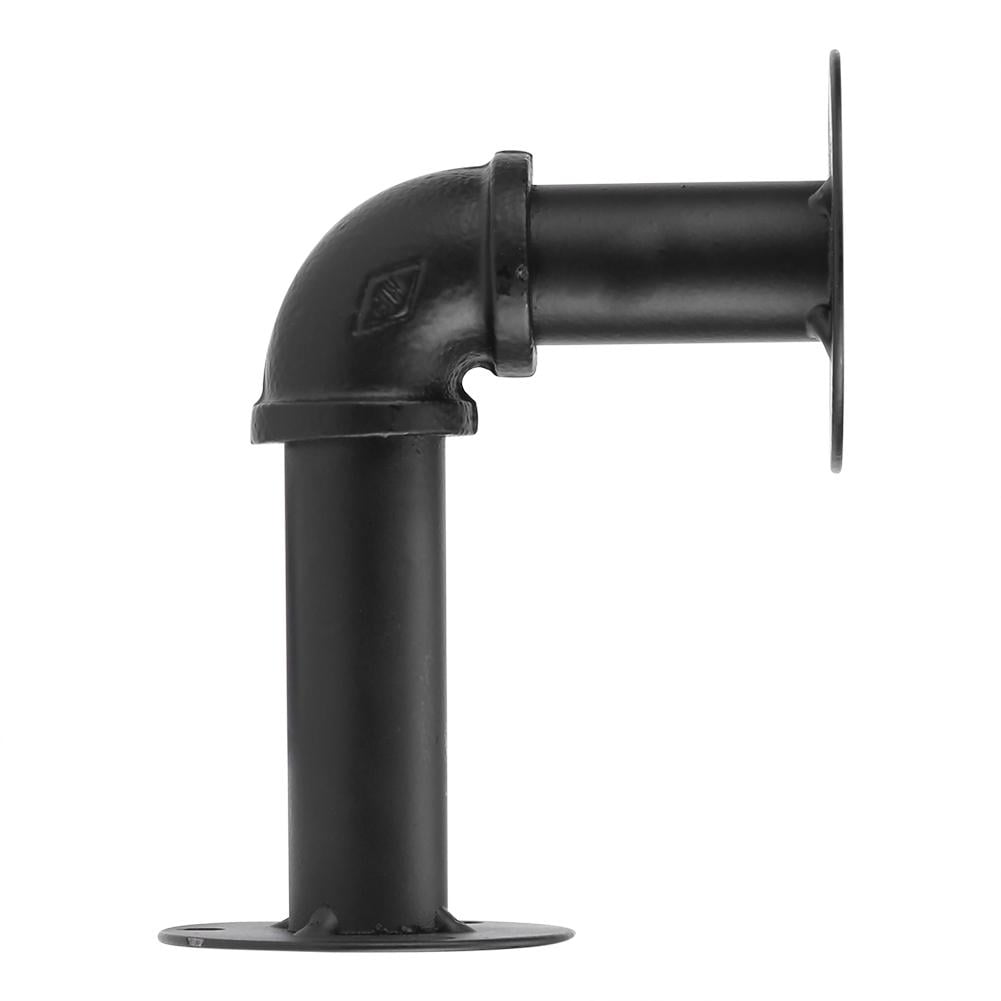 LYUMO Shelf Support, Wall Support, Black Iron Industrial Pipe Shelf