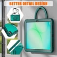 thumbnail image 5 of XYX For Samsung Galaxy Tab A9+/ Tab A11+ Case 11 inch, 360 Rotating Hand Grip, Shoulder Strap, Heavy Duty Drop Protection, Green, 5 of 7