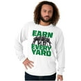 thumbnail image 4 of Football Athlete Earn Every Yard Men's Big & Tall Long Sleeve Graphic Tee Brisco Brands 3X, 4 of 5