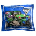 Monster Jam Kids 2Piece Twin/Full Reversible Comforter and Sham