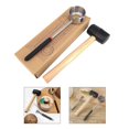 thumbnail image 3 of Stainless Steel Coconut Shell Opener Puncher Hammer Kit Kitchen outside.   The hammer Tool Style 3, 3 of 9