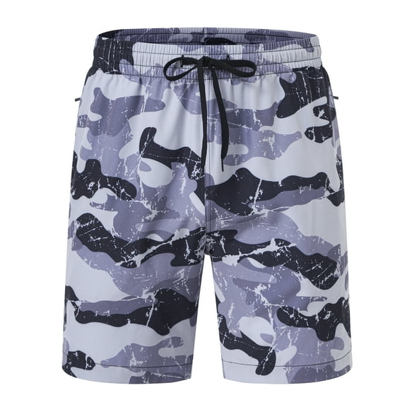 Mens Swim Trunks Swimming Shorts Swimwear Bathing Suits Quick Dry 5 Inch with Mesh Lining