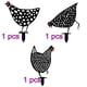 thumbnail image 1 of Estaca de pollo arte acrílico hueco gallina estaca impermeable jardín césped decoración 3 piezas Advancent ZHF0724, 1 of 6