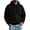 Black -AD04, variant on Nestiefly Hoodie for Men Fleece Long Sleeve Oversize Hooded Sweatshirts Casual Fall Track Pullover with Pocket Yellow L
