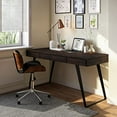 thumbnail image 1 of SIMPLIHOME Lowry SOLID WOOD and Metal Modern Industrial 54 inch Wide Home Office Desk, Writing Table, Workstation, Study Table Furniture in Distressed Golden Wheat with 2 Drawerss, 1 of 5