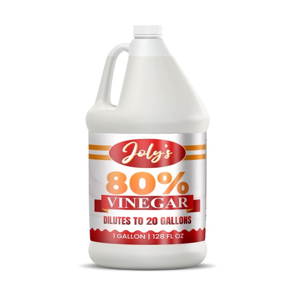 Jolys 80% Pure Concentrated Vinegar -Ultra-Performance (20X) Power | Technical Grade | Dilutes Easily to 5% Acidity (1 Cup per Gallon) -Home and Outdoor Cleaning Concentrate 32 oz