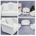 thumbnail image 4 of SHISUYAN 1 Ensemble Canapé Maison de Poupée Miniature Mini Canapé Modèle de Mobilier de Maison de Poupée avec Oreiller, 4 of 9
